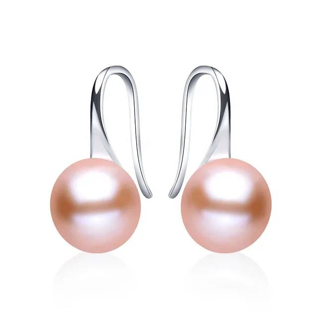 Designer French Hook Drop Earrings made with Genuine Freshwater Pearls - Brands N More