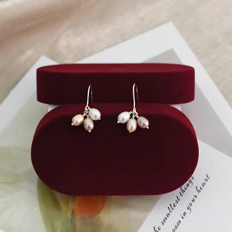 Designer Freshwater Pearl Triple Drop Earrings - Brands N More