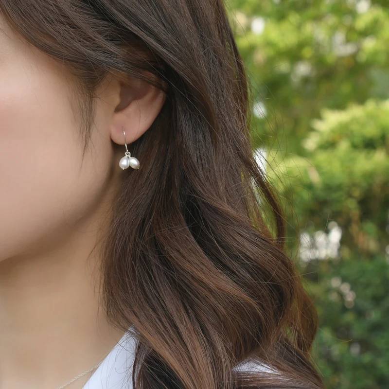 Designer Freshwater Pearl Triple Drop Earrings - Brands N More
