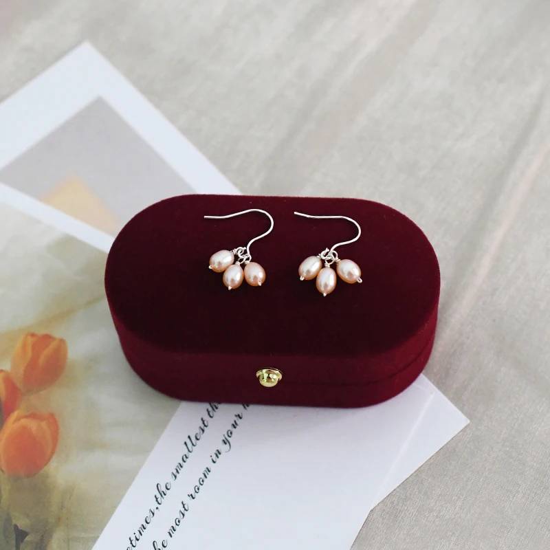 Designer Freshwater Pearl Triple Drop Earrings - Brands N More