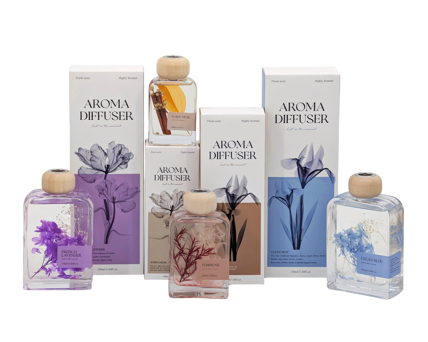 Everfloral Fragrance Diffuser 350ml Set of 12 Assorted Scents