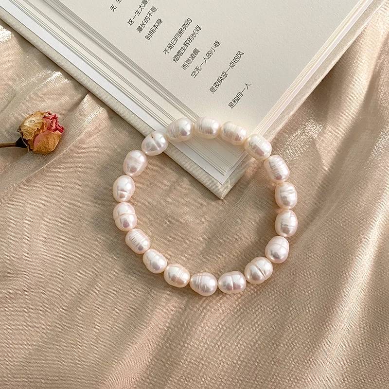 Genuine White Freshwater Pearl Beaded Bracelet - Brands N More