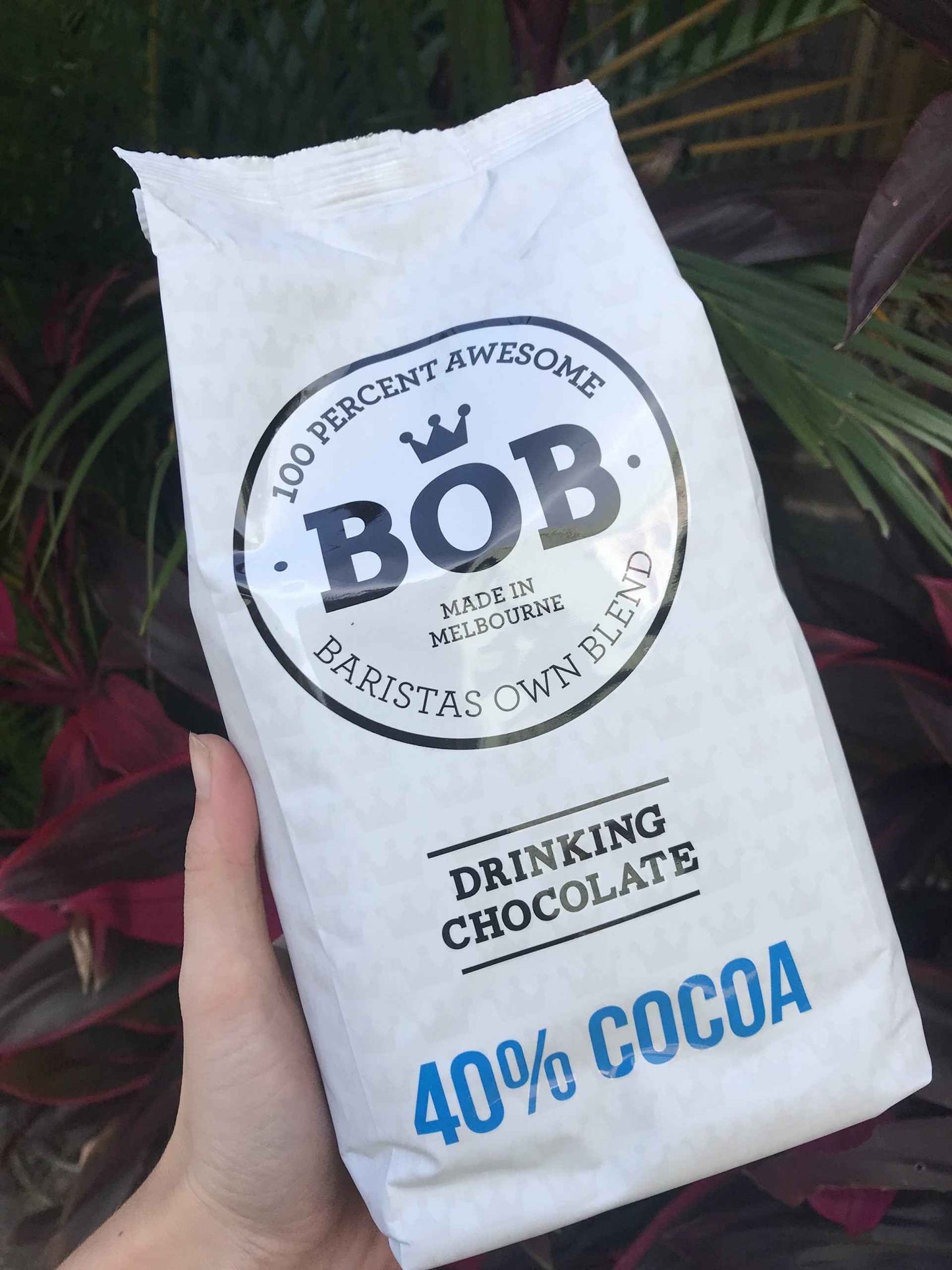 Drinking Chocolate - Bob Chocolate 40% Cocoa | Premium Drinking Chocolate from Sip N Smile