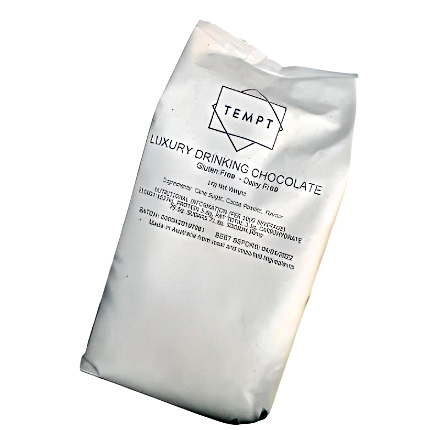 Drinking Chocolate - TEMPT Luxury 1kg | Sip N Smile - Sip N Smile