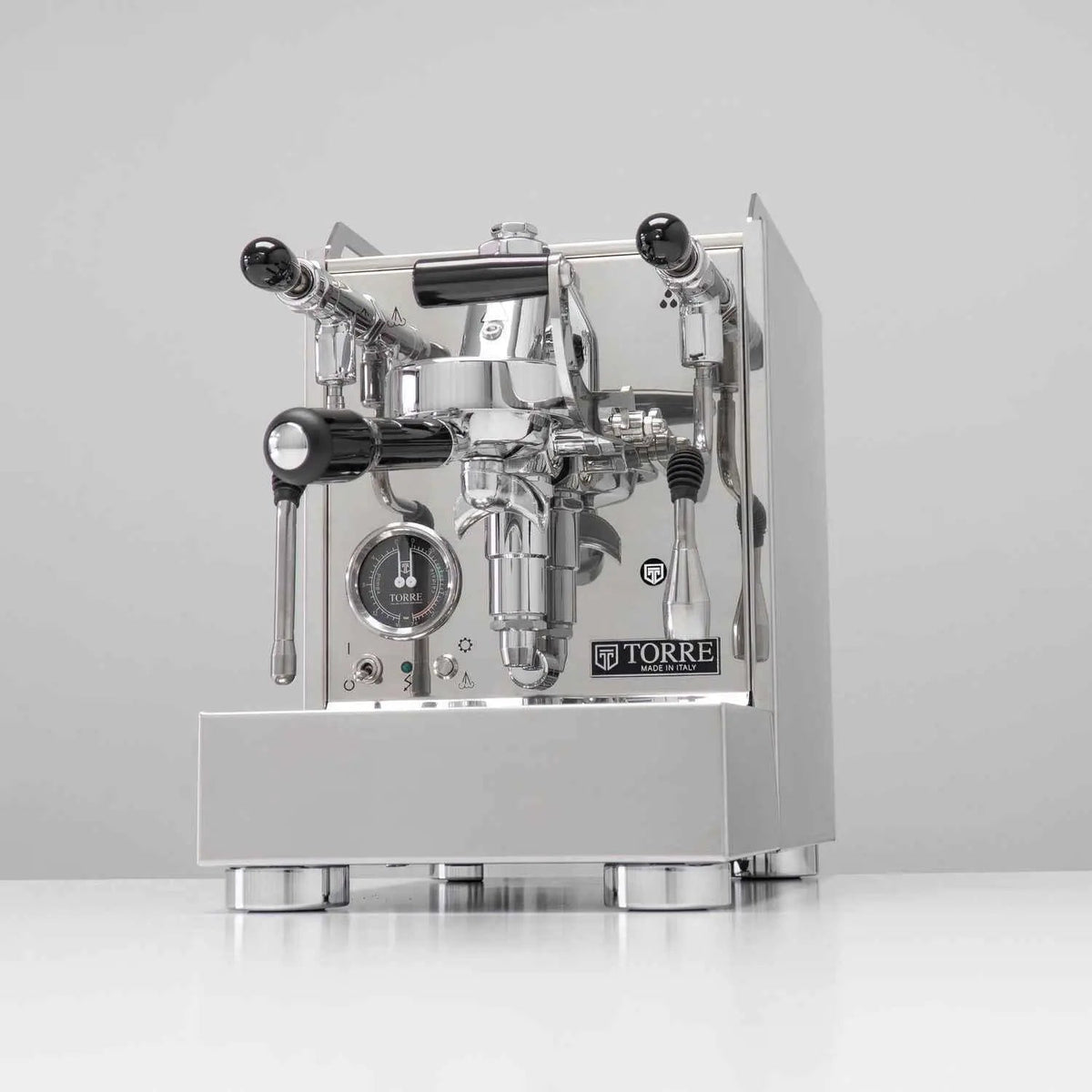 Torre Luigino TSP MT Inox Coffee Machine for Barista-Quality Brewing with Joystick & Rotary Pump - Brands N More