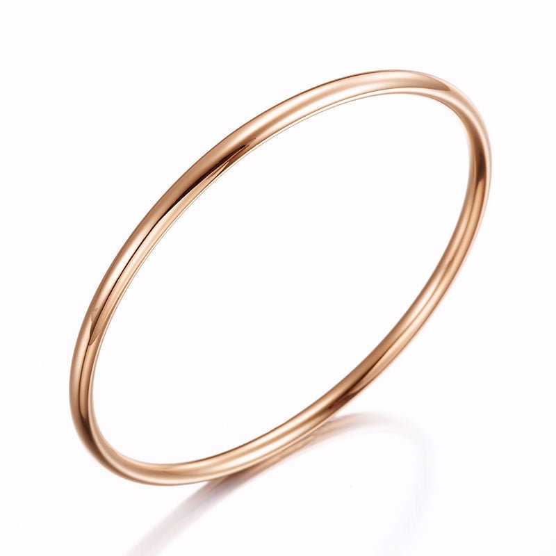 18ct Heavy Rose Gold Plated Children's Golf Bangle - USA Made - Brands N More