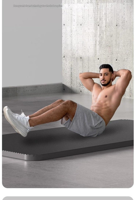 20Mm Thick Shock-Absorbing Yoga Mat - Sports & Fitness > Exercise Gym Pilates
