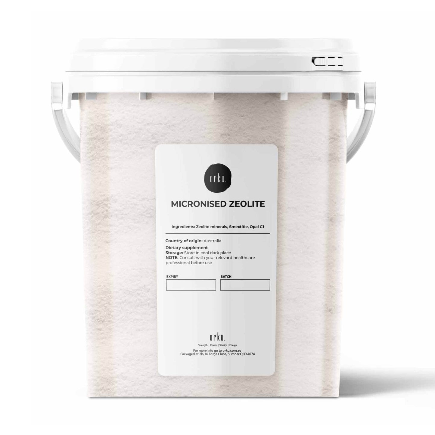 800g Pure Micronised Zeolite Powder Mineral Tub - Micronized Volcamin - Health & Beauty > Nutrition Supplements Vitamins