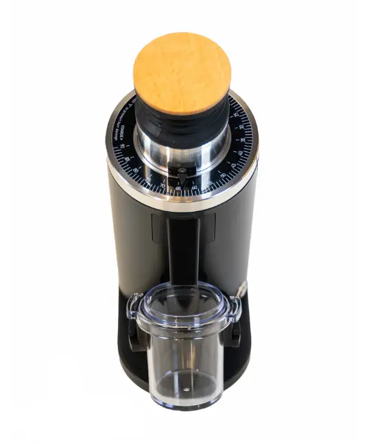 Turin DF54 Single Dose Grinder front top