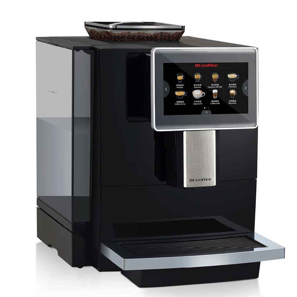 Office coffee machine Dr Coffee F10 front view - fully automatic commercial
