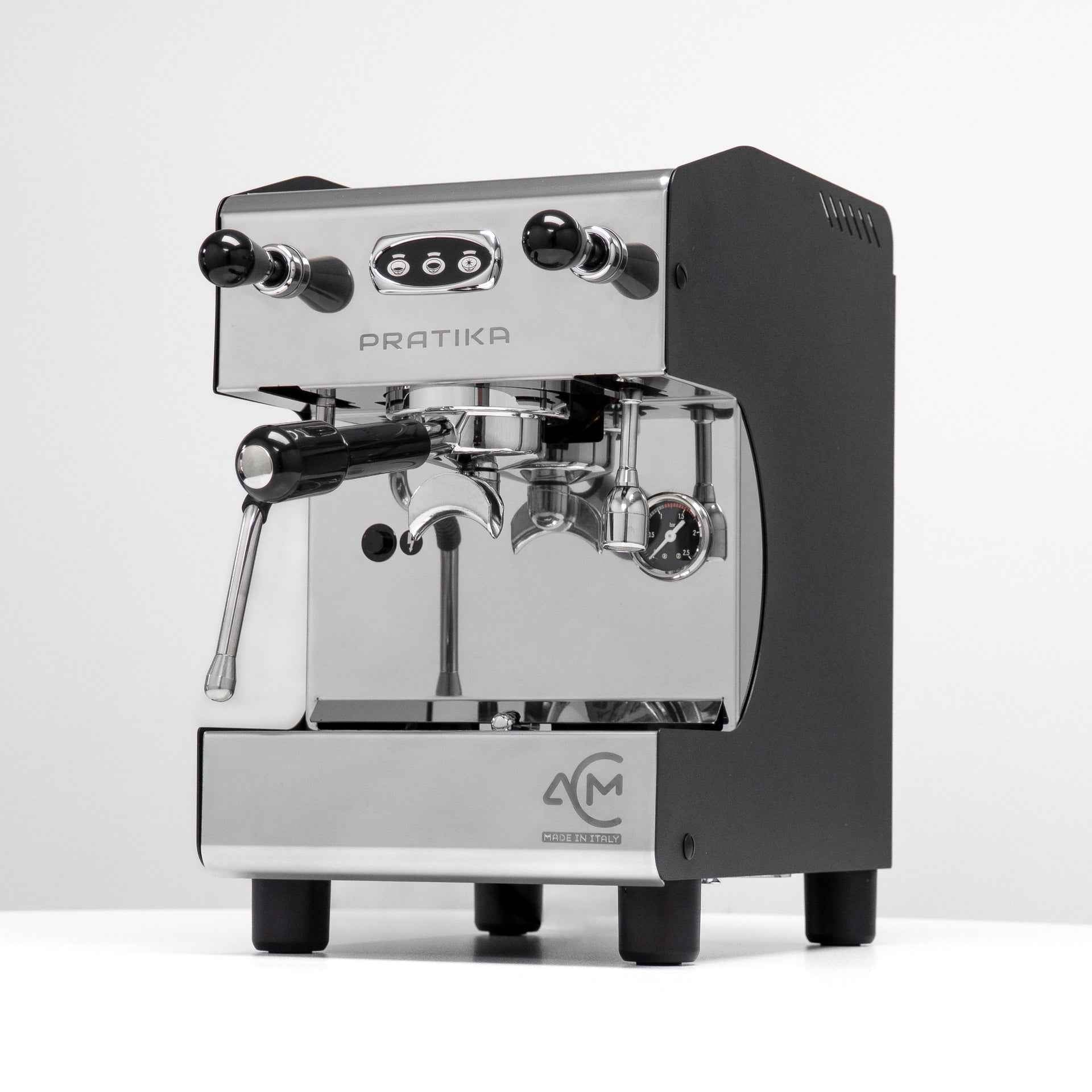 ACM Pratika Automatic Coffee Machine in Black - Home Coffee Machines - Brands N More