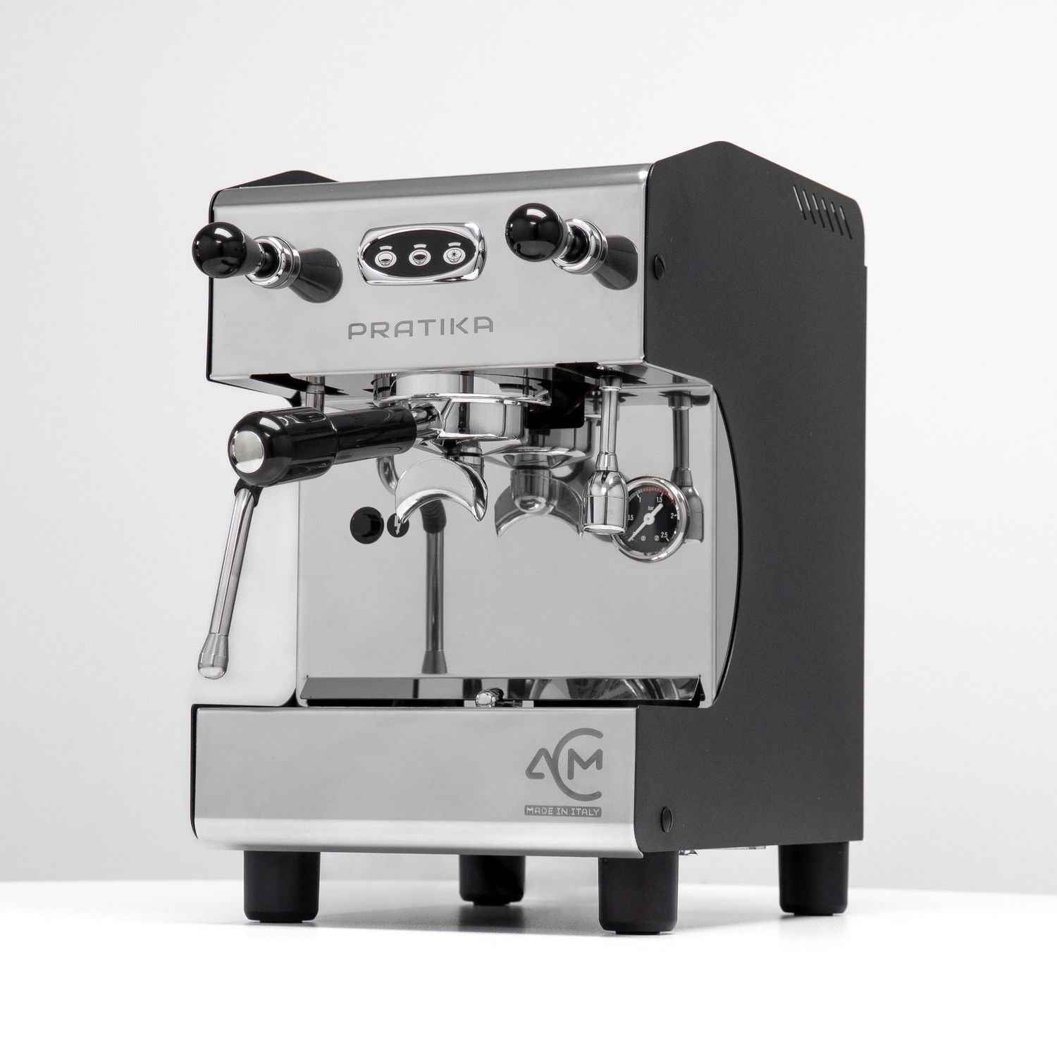 ACM Pratika Automatic Coffee Machine in Black - Home Coffee Machines - Brands N More