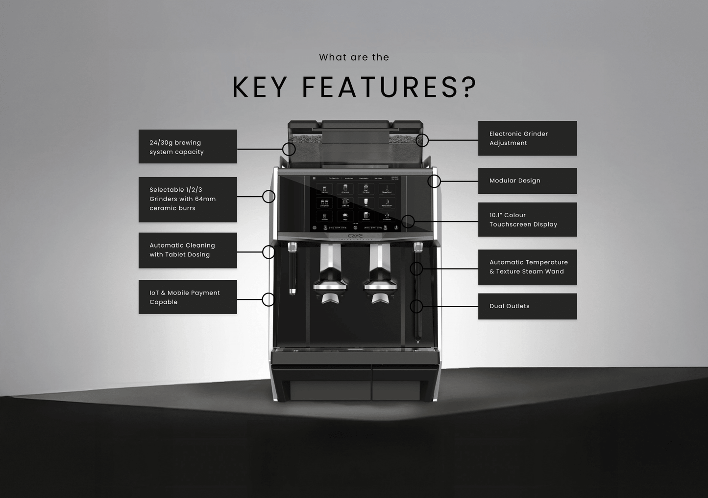Caye Smart X Master – Fully Automatic Commercial Coffee Machine - Commercial Coffee Machine - Brands N More