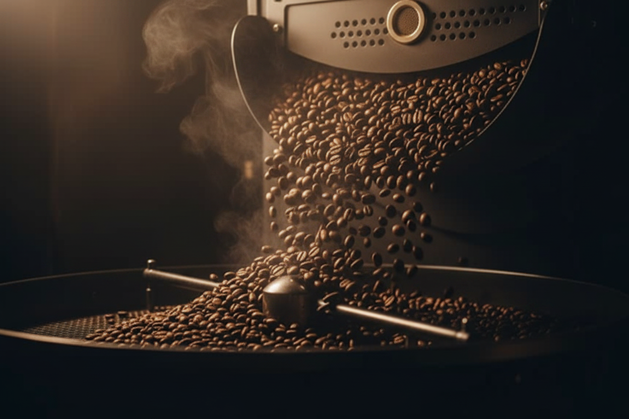Dark Roaster with Dark Beans