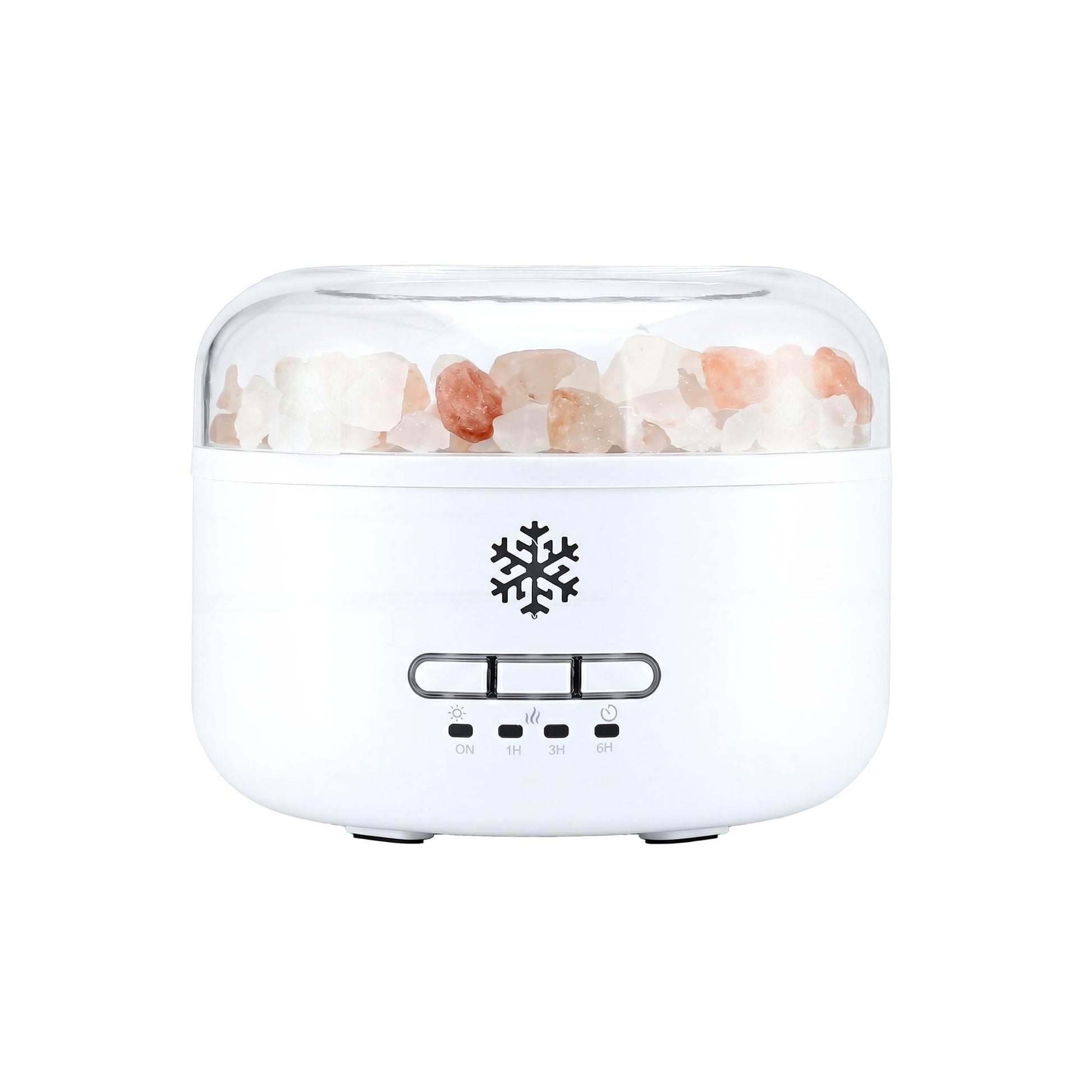 Devanti 150ml Salt Lamp Aroma Diffuser Ultrasonic Humidifier Purifier 7 LED Colors - Appliances > Diffusers &