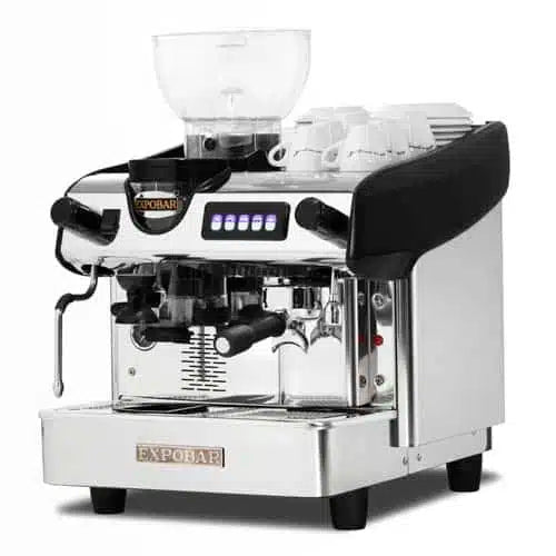 Expobar Mega Crem Compact with Integrated Coffee Grinder - Home Barista Espresso Maker - Coffee Machine - Brands N More