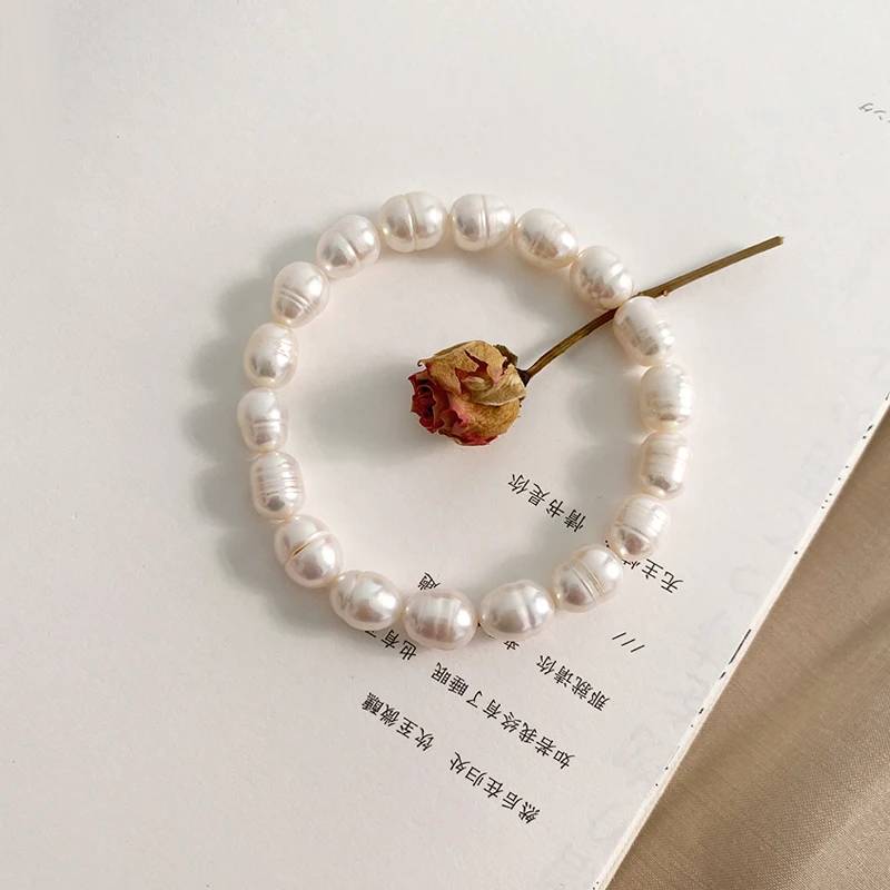 Genuine White Freshwater Pearl Beaded Bracelet - Brands N More