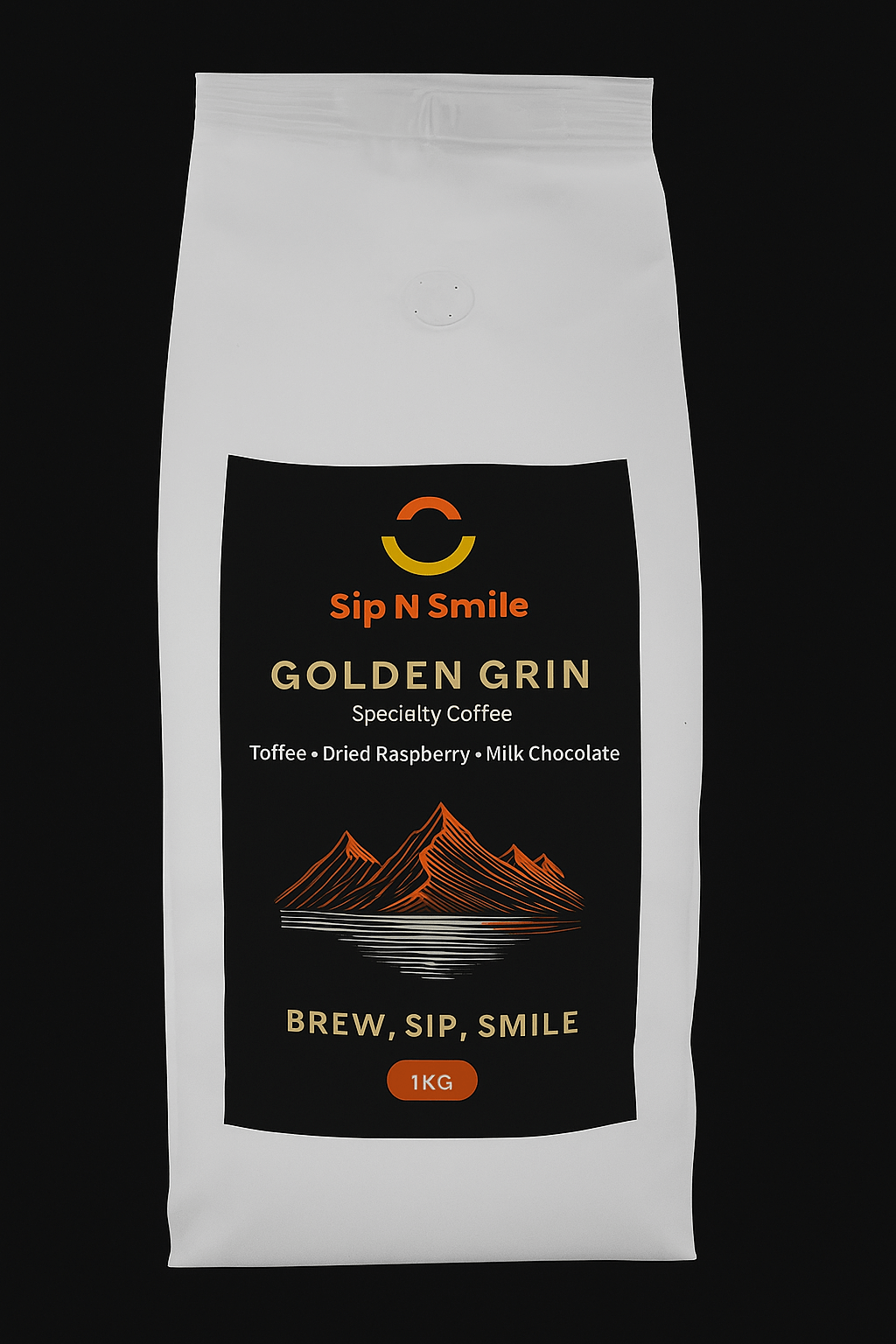 Golden Grin Specialty Coffee 1kg | Brands N More - 1Kg Whole Beans