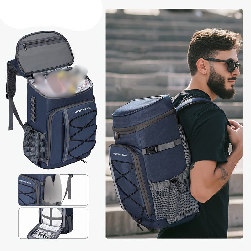 Insulated Sports Backpack 35-Can Blue - Home & Garden > Travel Backpacks