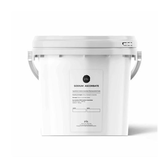 Orku 1.2Kg Sodium Ascorbate Tub - High Purity Soluble Crystalline Powder - Health & Beauty > Nutrition Supplements