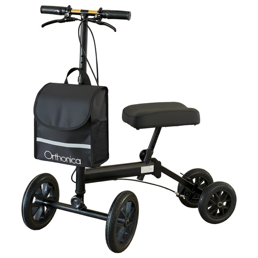 Orthonica Knee Walker with Adjustable Pad and Dual Brakes - Health & Beauty > Wellbeing Mobility Accessibility