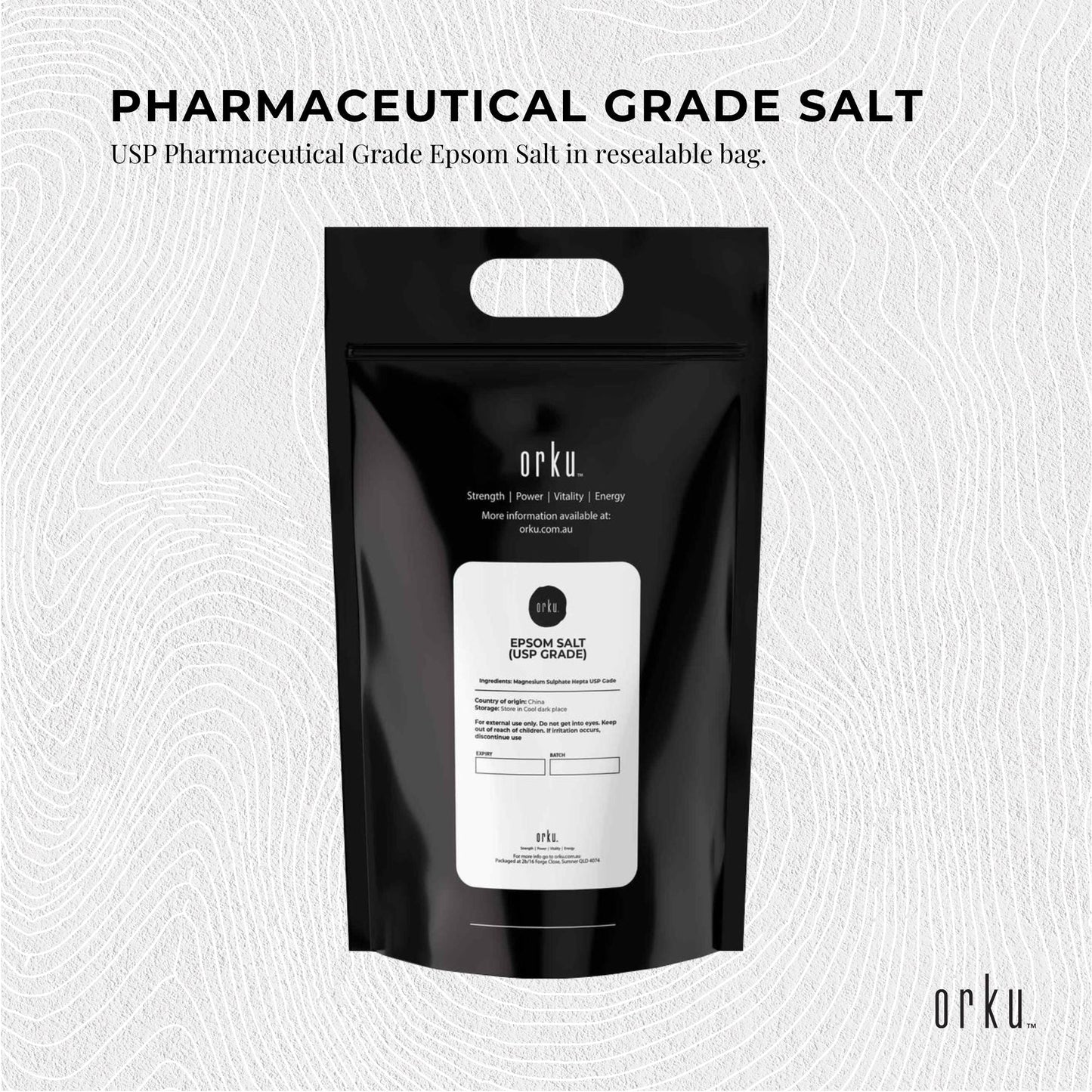 Pharmaceutical Grade Epsom Salt Magnesium Sulphate USP