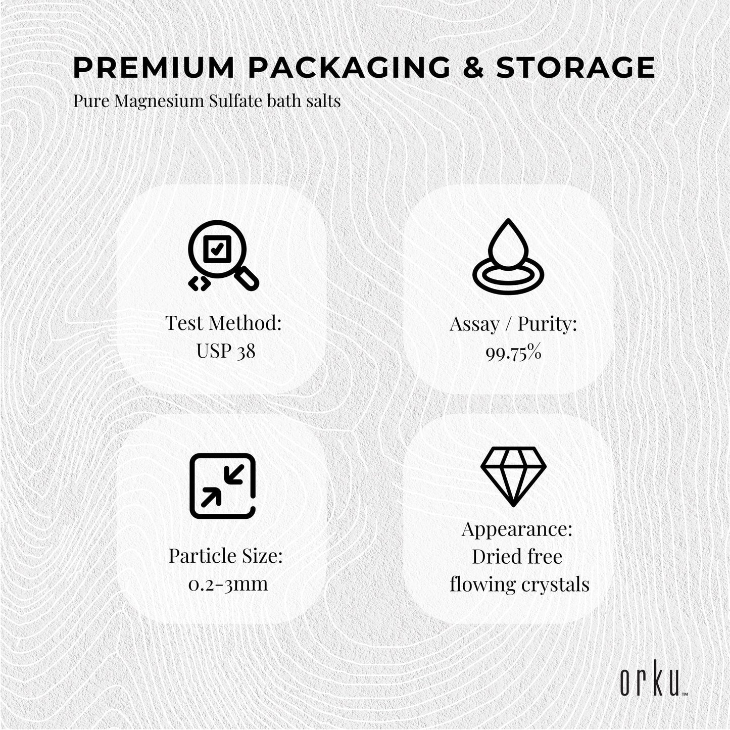 Pharmaceutical Grade Epsom Salt Magnesium Sulphate USP