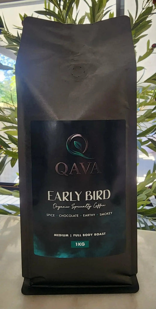 Qava Early Bird Organic Specialty Coffee 1kg - Specialty Coffee Beans-Brands N More