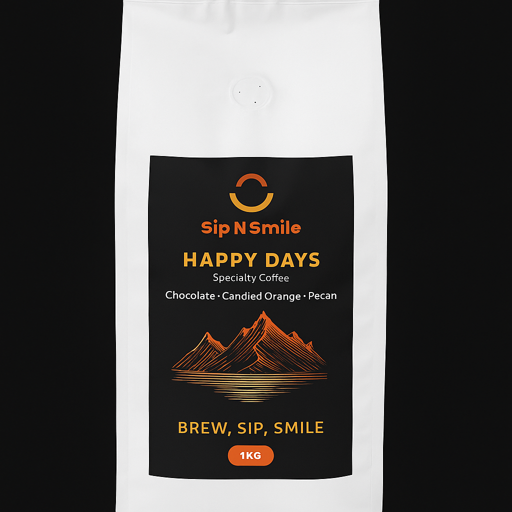 Specialty Coffee - Happy Days 1kg Beans | Brands N More