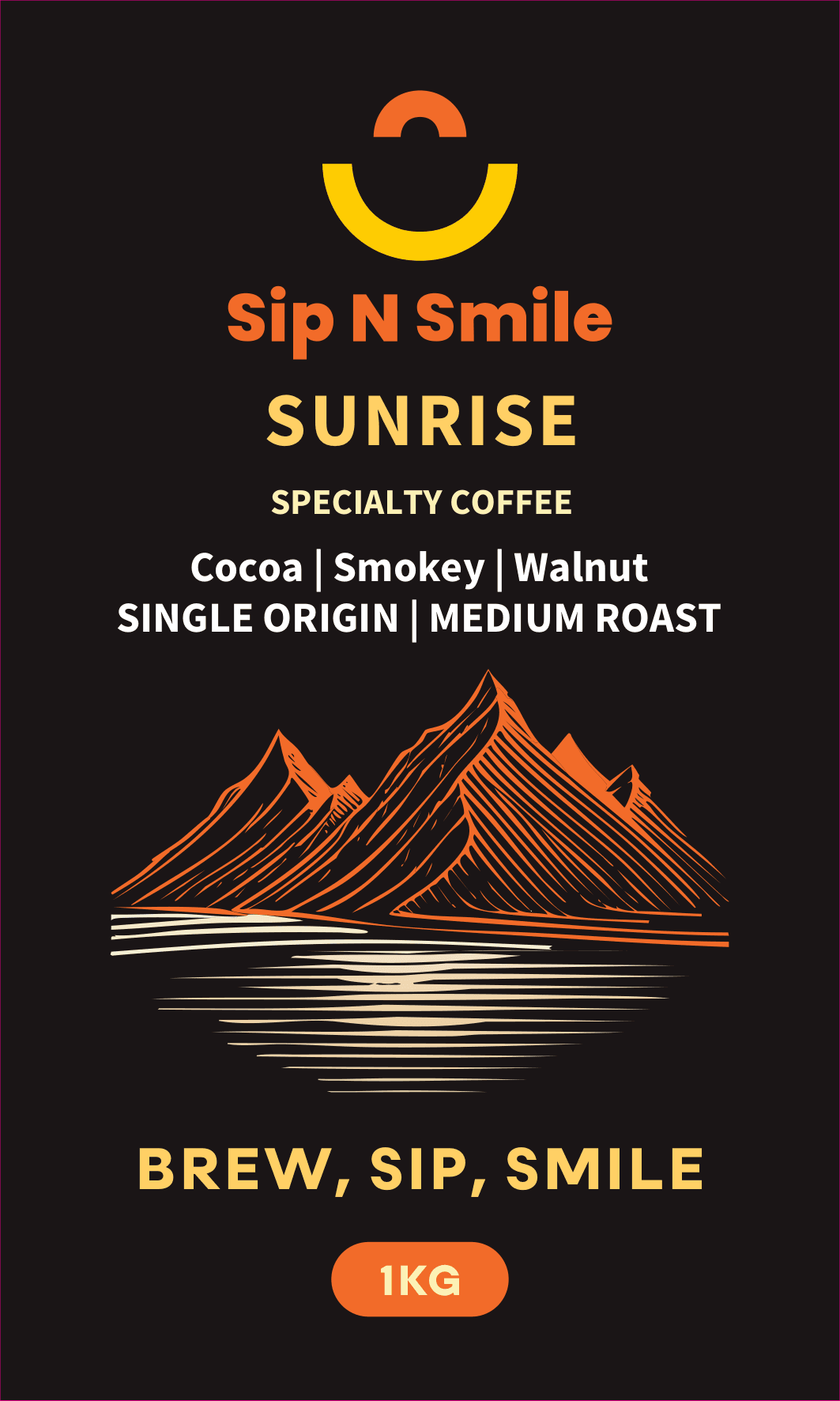 Sunrise Specialty Coffee 1Kg | Office Coffee | Wholesale | Sip N Smile - Sip N Smile 