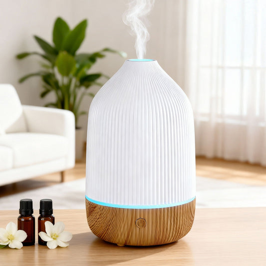 Sleek Vertical Ultrasonic Aroma Diffuser and Humidifier