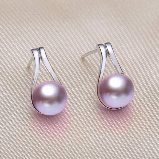 Stunning French Hook Drop Earrings made with Genuine Freshwater Pearls - Brands N More