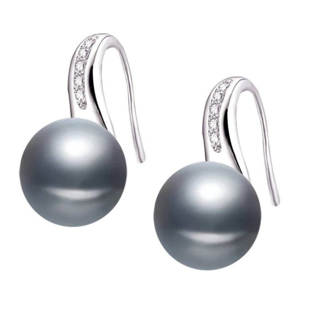 Stunning French Hook Drop Earrings made with Genuine Freshwater Pearls - Brands N More