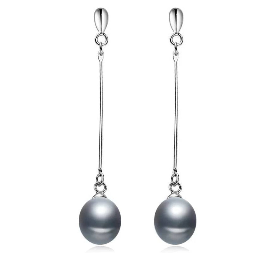 Stunning Genuine Freshwater Pearl Dangle Earrings - Brands N More