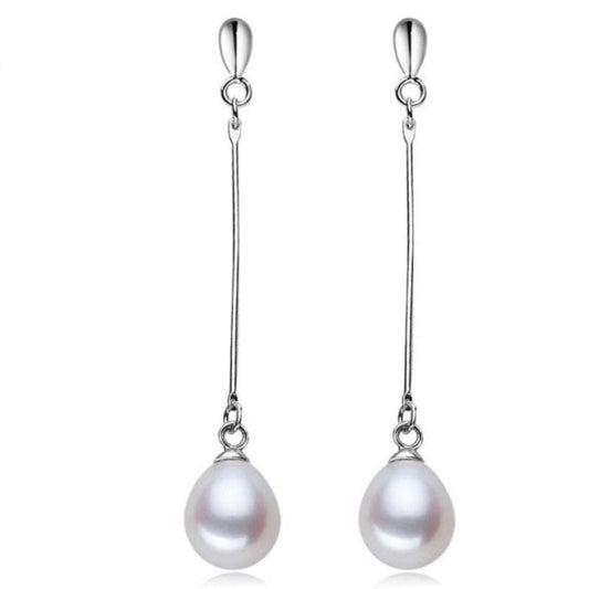Stunning Genuine Freshwater Pearl Dangle Earrings - Brands N More