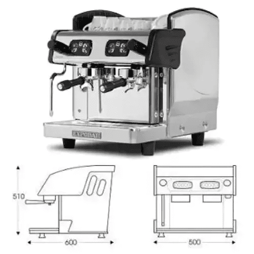 Zircon 2 Group High Group Compact Coffee Machine | Espresso Machine-Brands N More